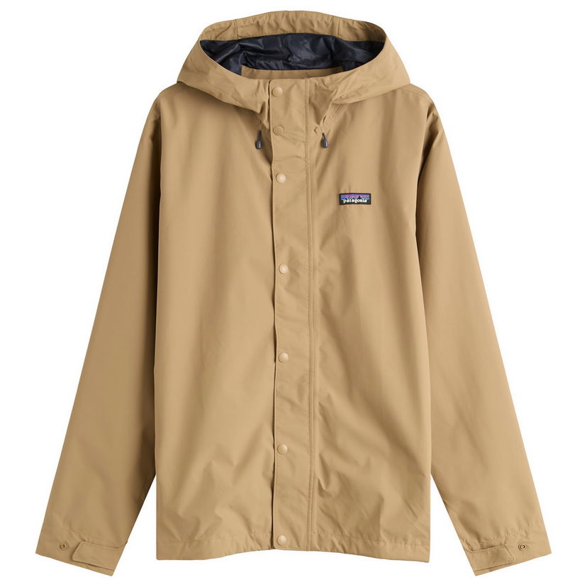 Regnrock Patagonia Men's Jackson Glacier Rain Jacket, Size Large Beige | 26545-SLKH