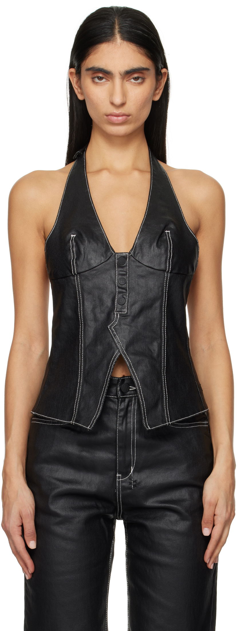 Linne Ksubi Valentina Halter Top Svart | WPS25FT004