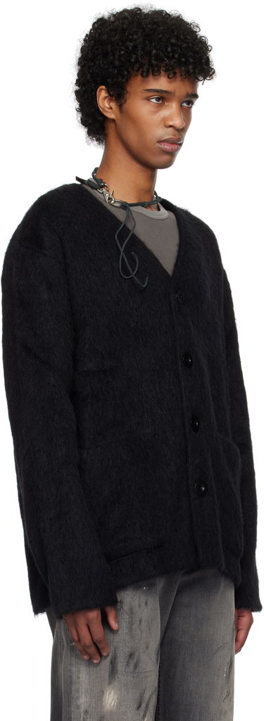 Sweater OUR LEGACY Mohair Cardigan Svart | M4206CBM, 1