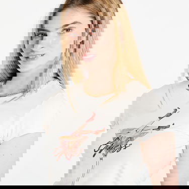 T-shirt GUESS T-shirt Ss Tini Boots Espresso R5 Tee Beige Beige | W5YI41KA0Q1-G012, 1