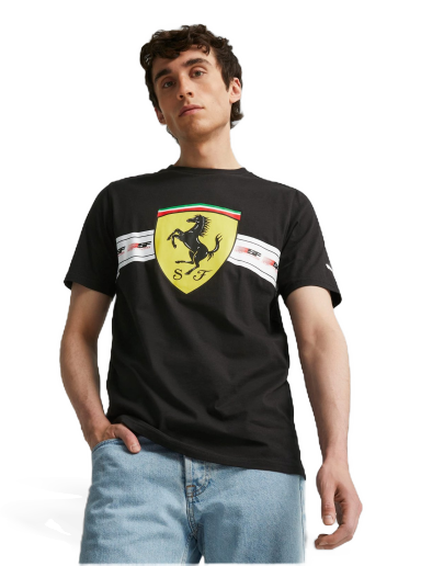 T-shirt Puma Scuderia Ferrari Motorsport T-Shirt Svart | 620953_01