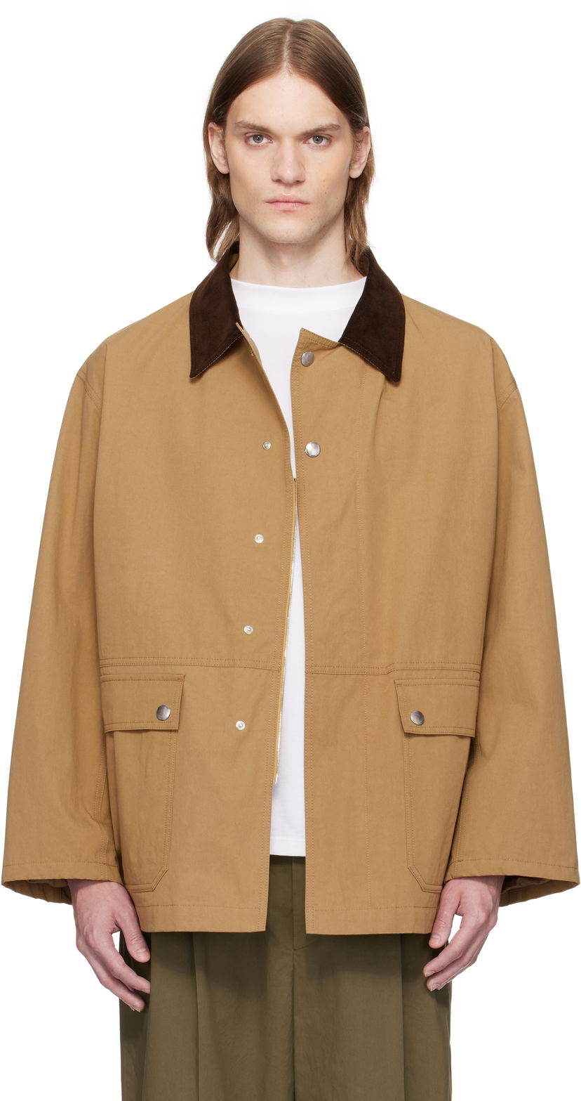 Parkas The Row The Row Frank Chore Jacket Beige | 618-W3562