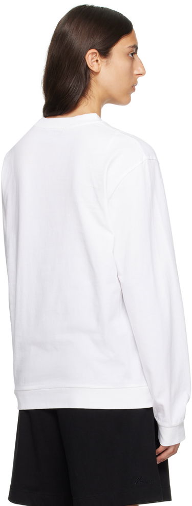 Sweatshirt We11done We11done Angel Graphic Sweatshirt Vit | WD-TS3-23-785-U-WH, 2