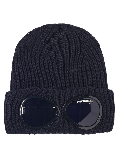 Mössa C.P. Company Goggle Beanie Mörkblå | 15CMAC122A-005509A-888