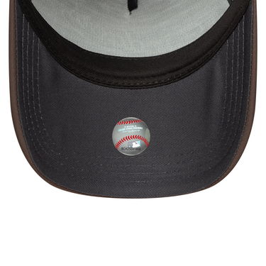 Keps New Era MLB Foam Script 9FORTY Trucker LA Dodgers Adjustable Hat Brun | 60691183, 5