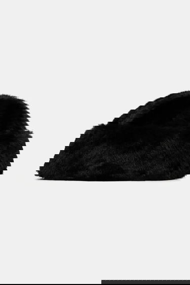 Hatt STAND STUDIO Stand Studio Lovali Faux Fur Hat Svart | 66562.9401, 0