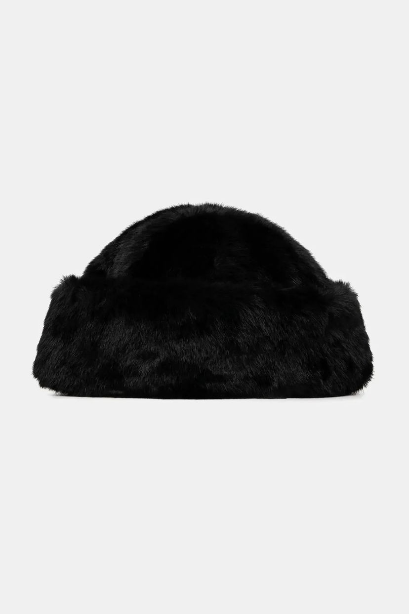 Hatt STAND STUDIO Stand Studio Lovali Faux Fur Hat Svart | 66562.9401