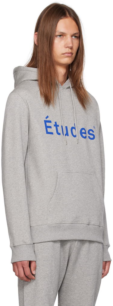 Sweatshirt Études Klein Hoodie Grå | C00ME250A02282, 4