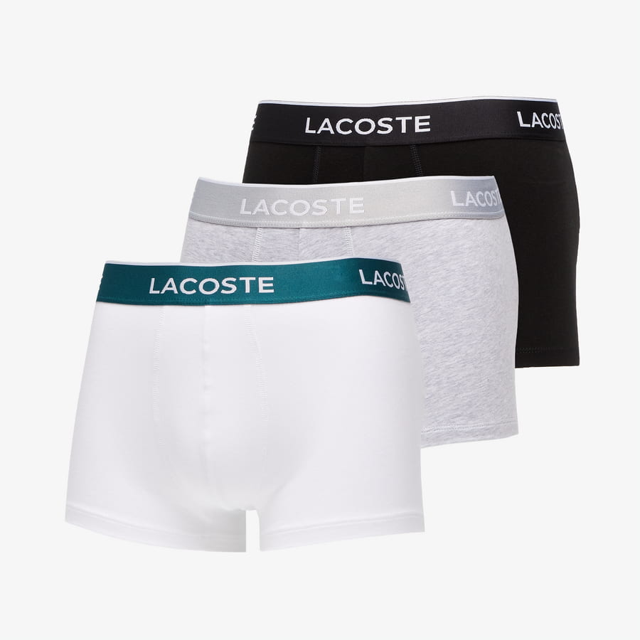 Boxare Lacoste Casual Black Trunks (3-pack) Flerfärgad | 5H3389-00, 0