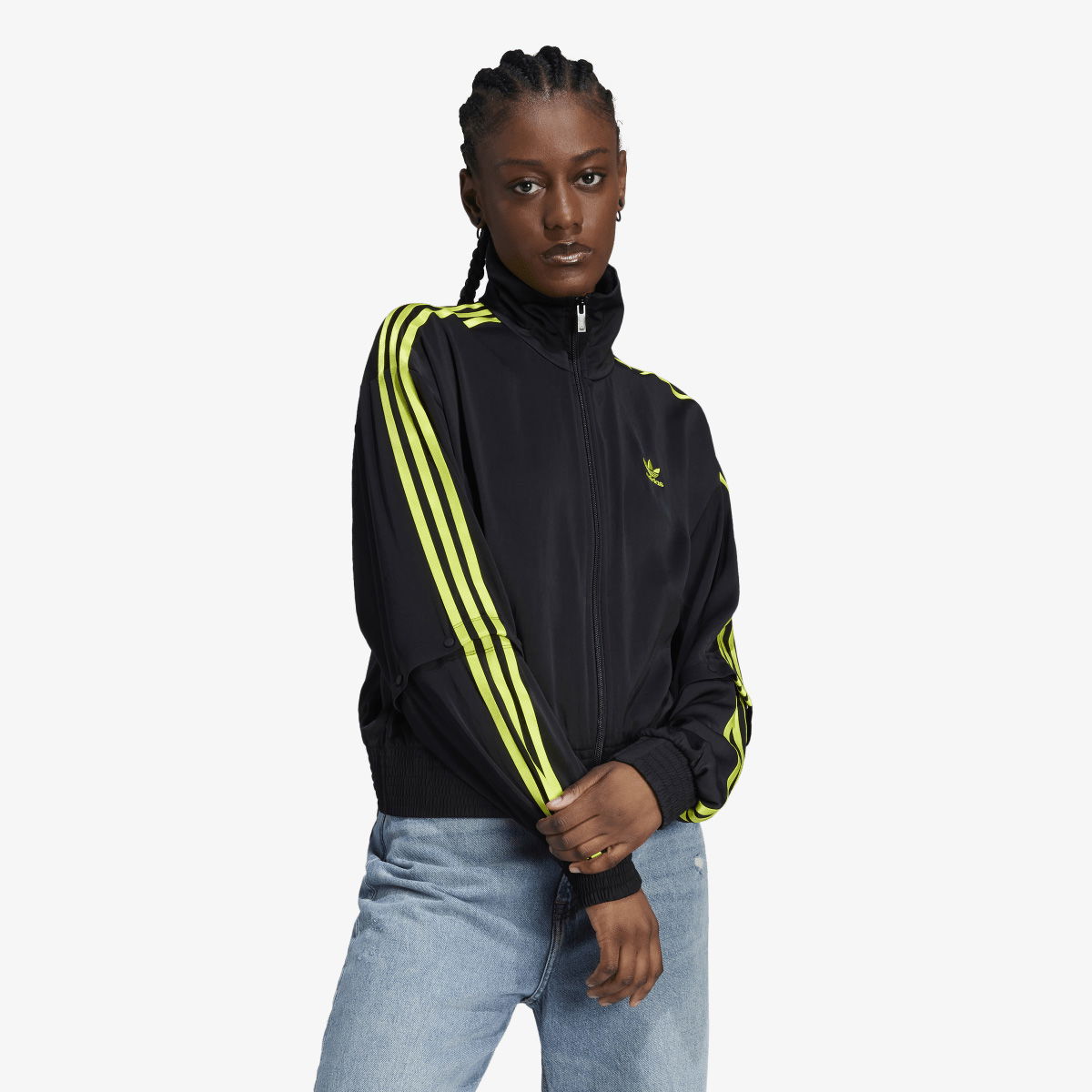 Bomberjacka adidas Originals Satin Bomber Jacket Svart | IJ5015, 0