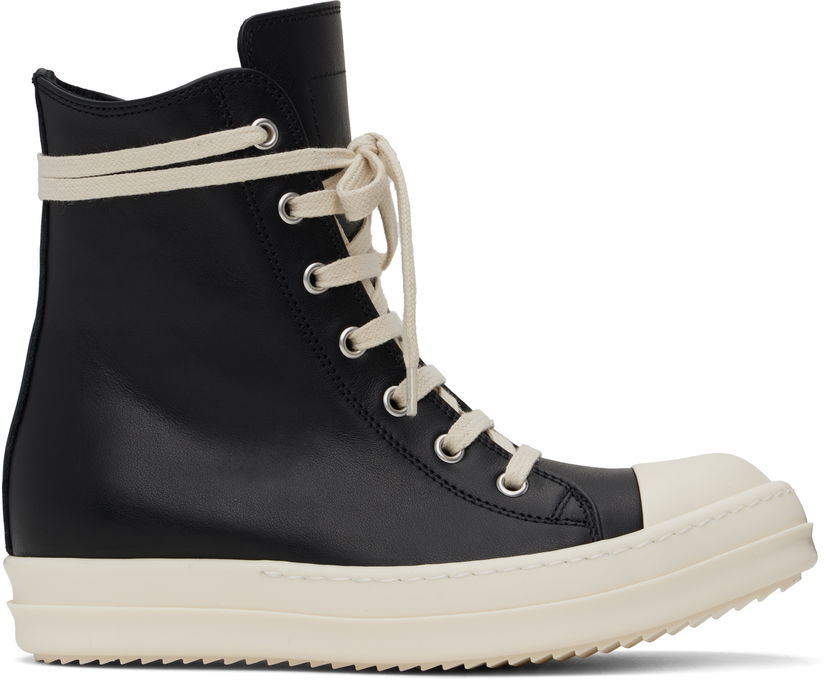 Kläder Rick Owens Rick Owens Hollywood High-Top Svart | RP01E7890 LCO