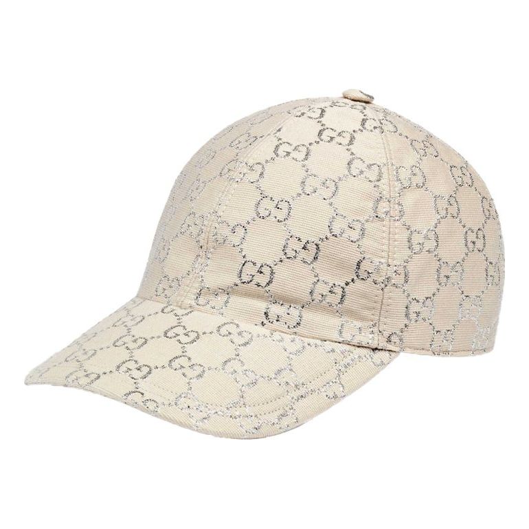 Keps Gucci GG Lam Baseball Hat Beige | 631953-3HK75-9060