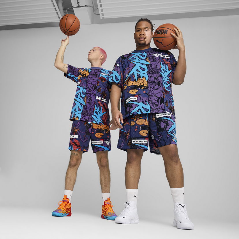 Shorts Puma Melo Phoenix Basketball Shorts Purpur | 630689_01