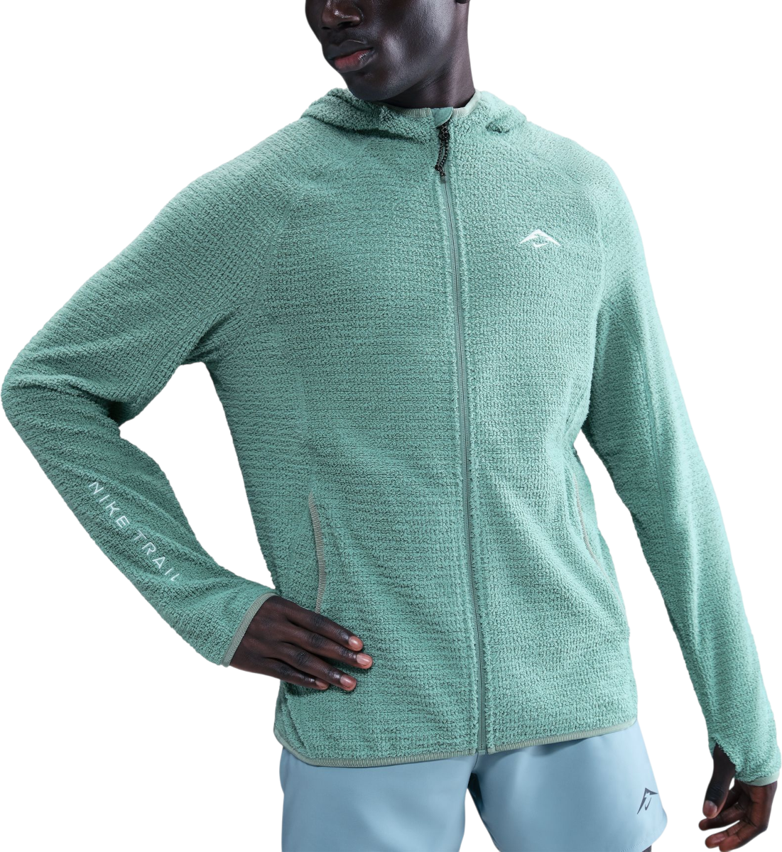 Jacka Nike Trail Textured Hooded Jacket Turkos | hv2664-017, 0