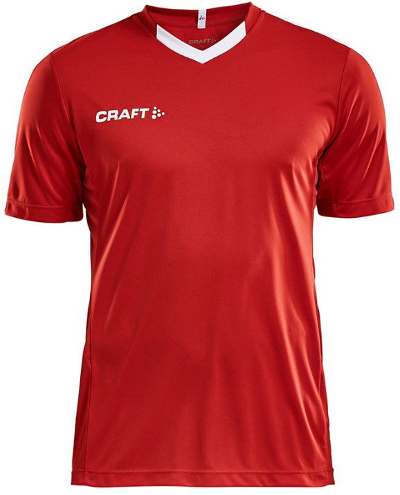 T-shirt Craft Contrast Jersey Röd | 1905561-1430