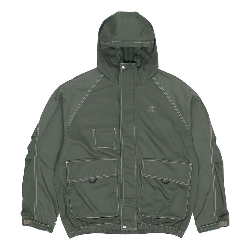 Parkas adidas Originals Originals Hooded Cargo Jacket Grön | HM8017