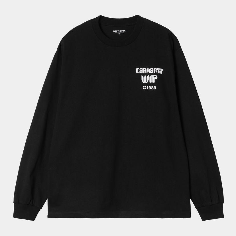 T-shirt Carhartt WIP Long Sleeve Better Dreams T-Shirt Svart | I035458_18