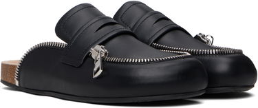 Sneakers och skor JW Anderson Leather Biker Slip-on Loafers Svart | LF0071-LA0268, 3