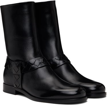 Kläder Bottega Veneta Bottega Veneta Achille Leather Boots Svart | 816615V3H901000, 3