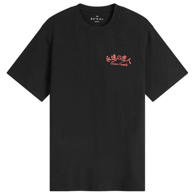 T-shirt EDWIN Forever Lover Graphic T-Shirt Svart | I035008-8967