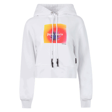 Sweatshirt Palm Angels x The Webster Square Leaf Hoodie Vit | PWBB022G21FLE0070120, 0