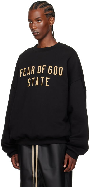 Sweatshirt Fear of God Designer Crewneck Sweatshirt Svart | 192BT246260F, 3