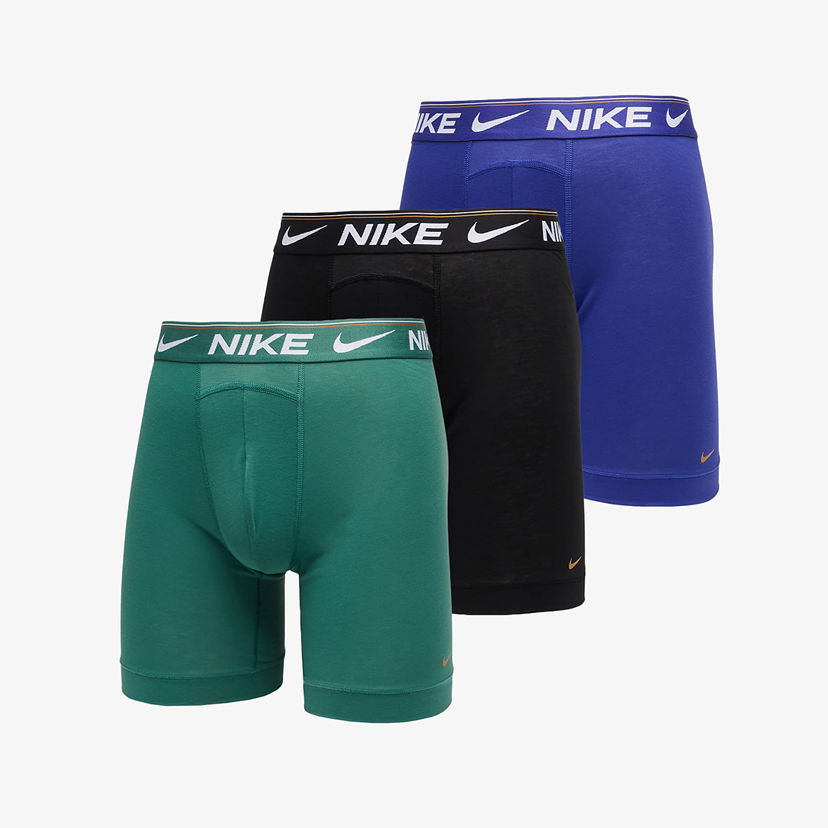 Boxare Nike Dr-FIT Boxer Brief Long 3-Pack Svart | 0000KE1263-F6G