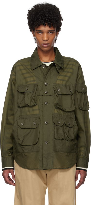 Skjorta Engineered Garments Engineered Garments Explorer Overshirt Grön | 25S1D037, 0