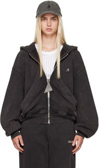 The Attico Faded Zip-Up Hoodie