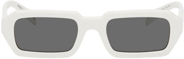 Solglasögon Prada Rectangular Sunglasses Vit | 0PR A12S 17K08Z 8056597967891, 0