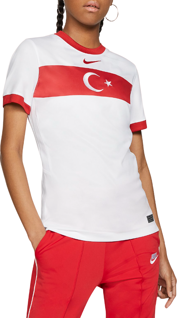 Jersey Nike Turkey 2020 Stadium Home Football Shirt Vit | cd0906-100, 0