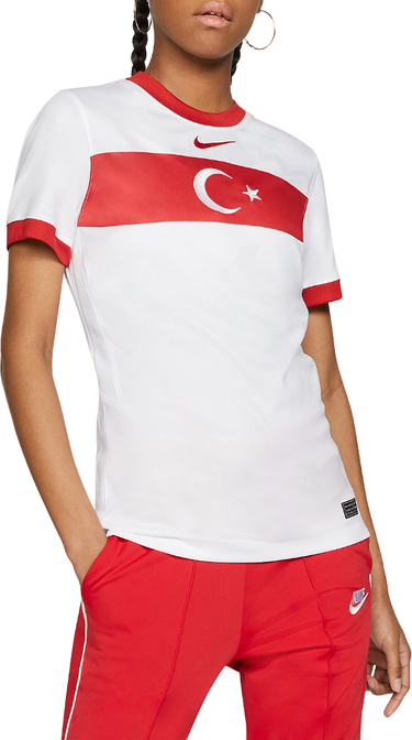 Jersey Nike Turkey 2020 Stadium Home Football Shirt Vit | cd0906-100, 0