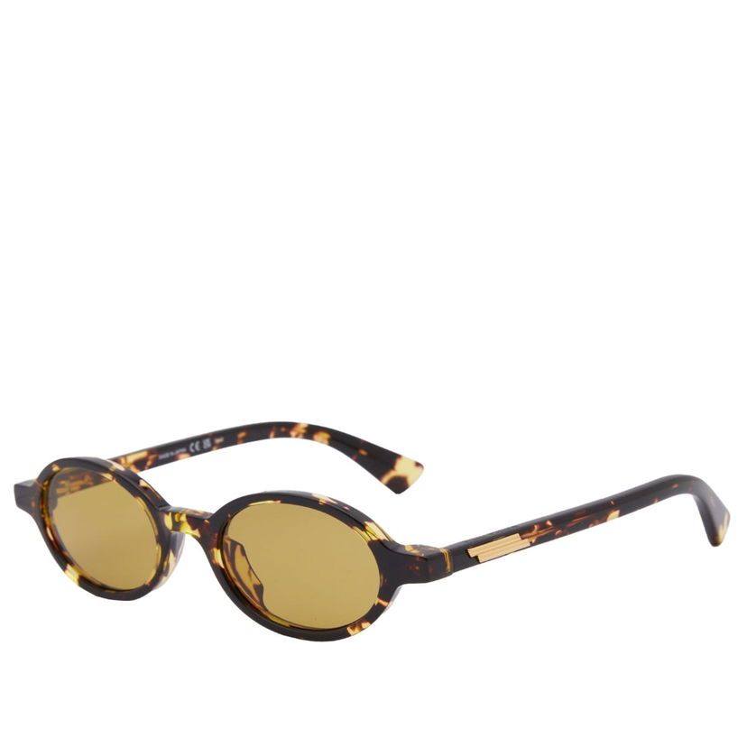 Solglasögon Bottega Veneta Bottega Veneta BV1388S Oval Sunglasses Brun | BV1388S-002