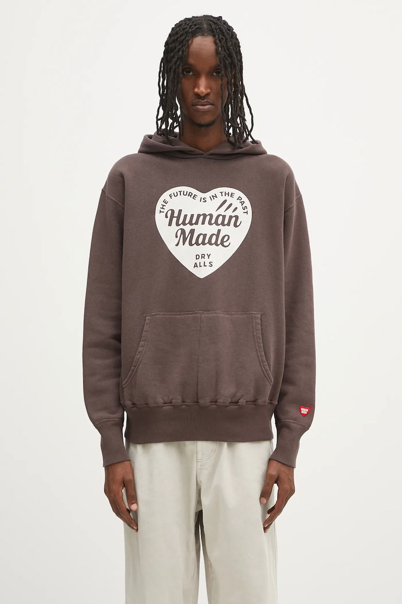 Sweatshirt Human Made Human Made Tsuriami Hoodie Brun | HM29CS015