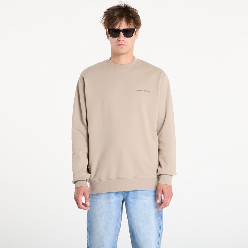 Sweatshirt Samsoe Samsoe Samsøe Samsøe Norsbro Crew Neck Sweatshirt Beige | M00018103_170205TCX
