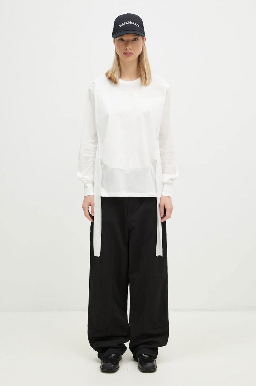 T-shirt UNDERCOVER Undercover C/S Long Sleeve T-Shirt Vit | UC2D1805