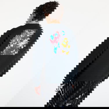 Sweatshirt Converse Transformers Crew Svart | 10027821-A01, 2