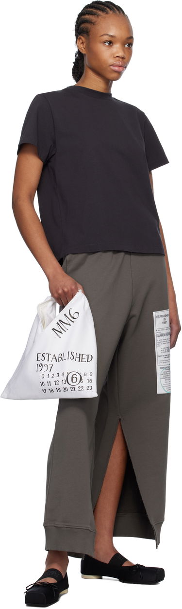 Crop top Maison Margiela MM6 Maison Margiela Spliced T-Shirt Svart | S52GC0334 S24311, 3