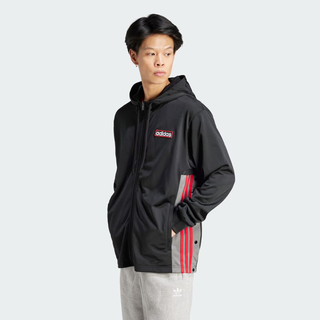 Sweatshirt adidas Originals Adicolor Adibreak Full-Zip Hoodie Svart | IM8209, 0