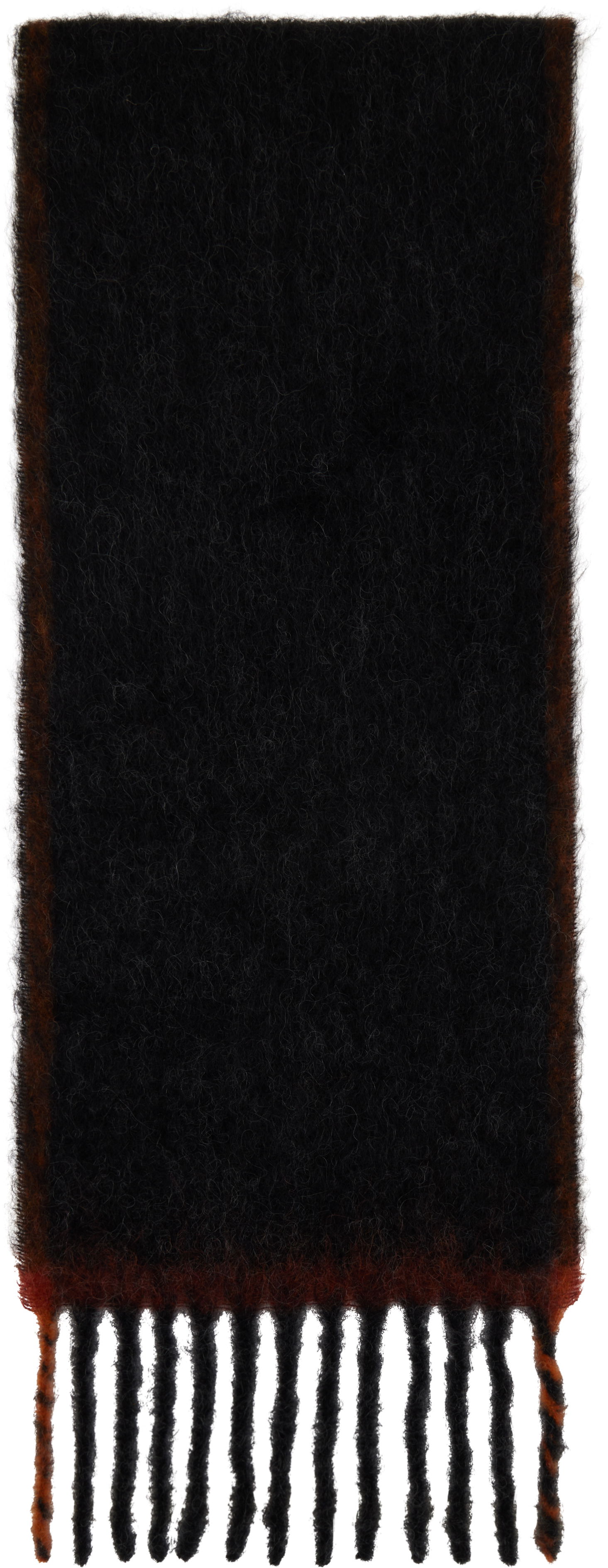 Kläder Acne Studios Pink Fringe Scarf Bourgogne | CA0290-, 1