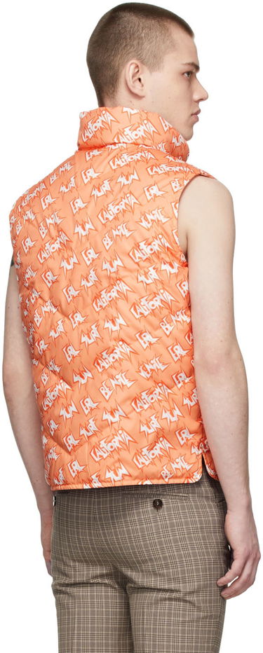 Väst ERL Print Polyester Down Vest Orange | ERL04C005, 2