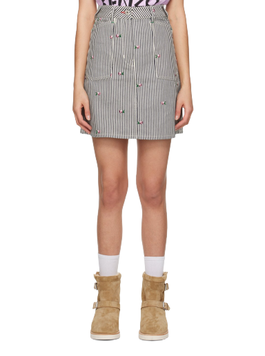 Kjol KENZO Paris 'Pixel' Mini Blå | FD52DJ2696J1