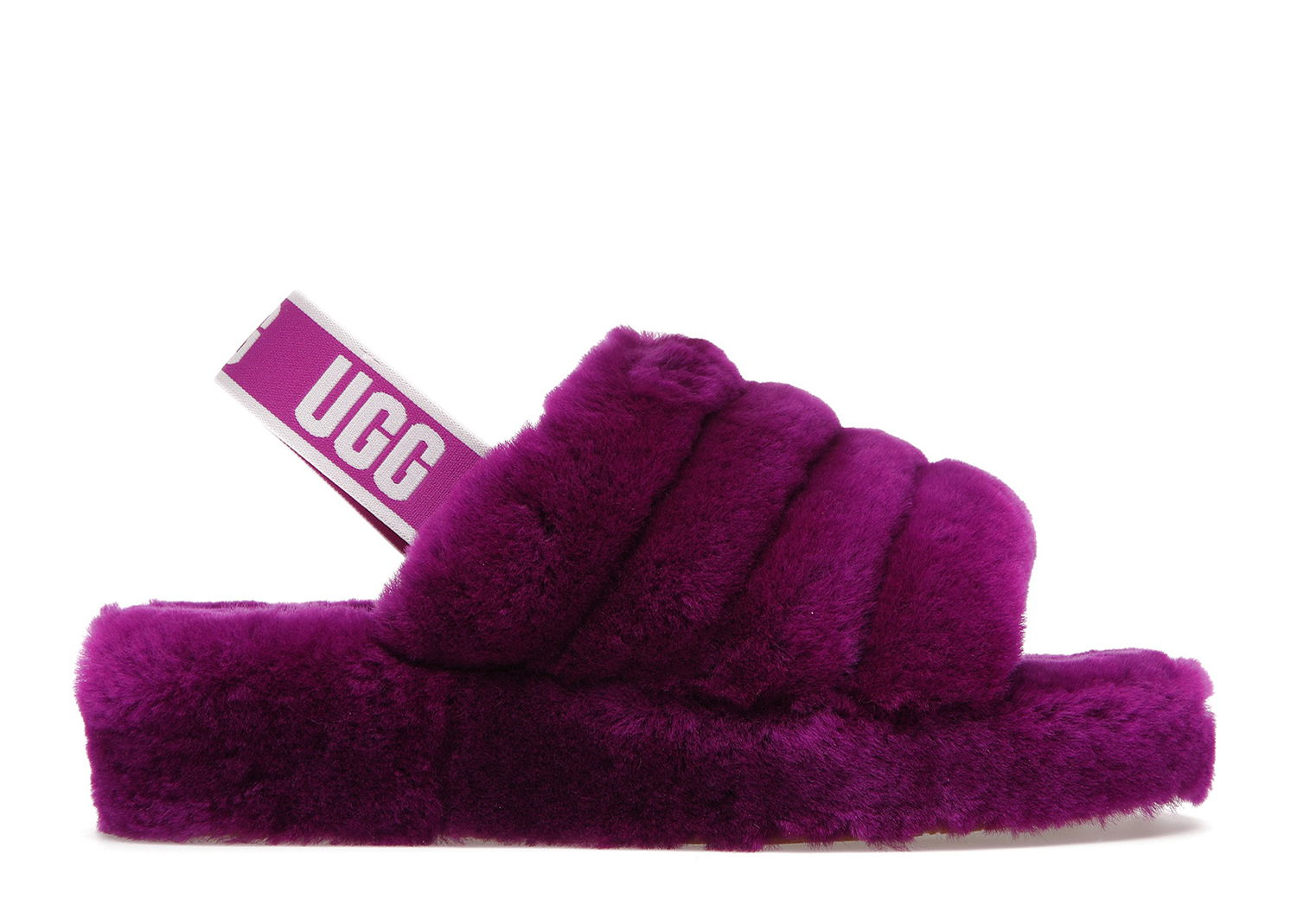 Sneakers och skor UGG Fluff Yeah Slide Berrylicious Rosa | 1095119-BYLC, 0