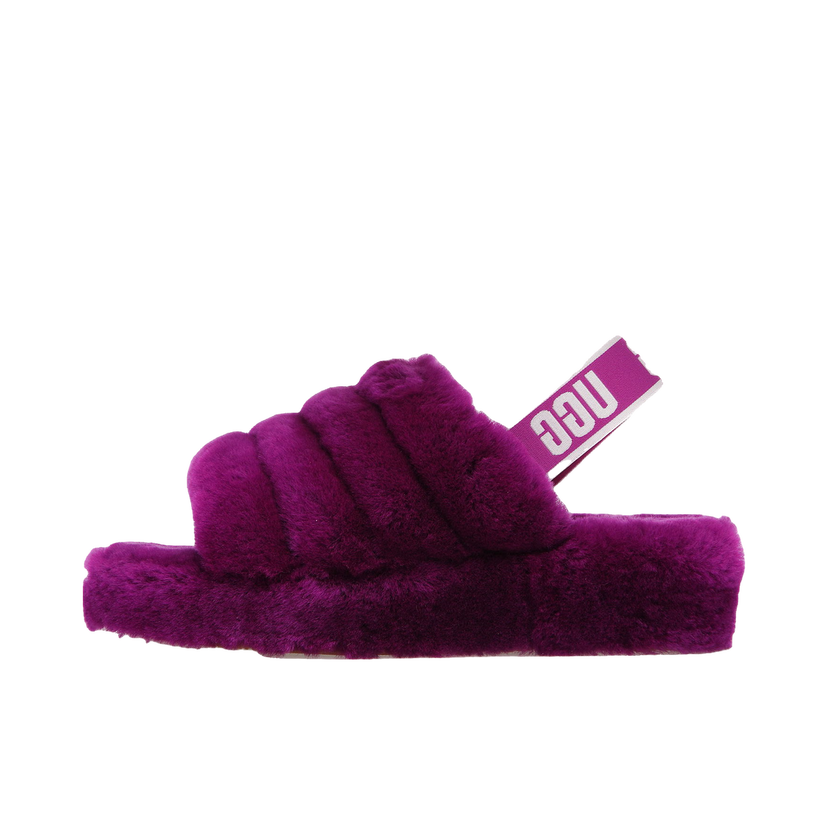 Sneakers och skor UGG Fluff Yeah Slide Berrylicious Rosa | 1095119-BYLC