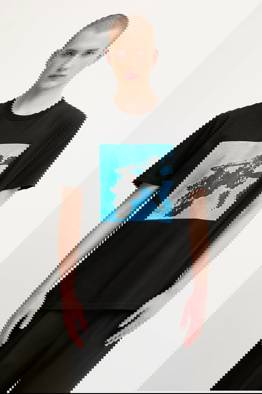 T-shirt 1017 ALYX 9SM 1017 ALYX 9SM Sneaker Print T-Shirt Svart | AAMTS0514FA01, 0