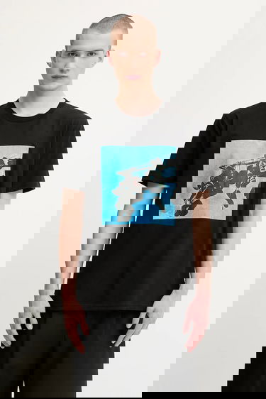 T-shirt 1017 ALYX 9SM 1017 ALYX 9SM Sneaker Print T-Shirt Svart | AAMTS0514FA01, 0