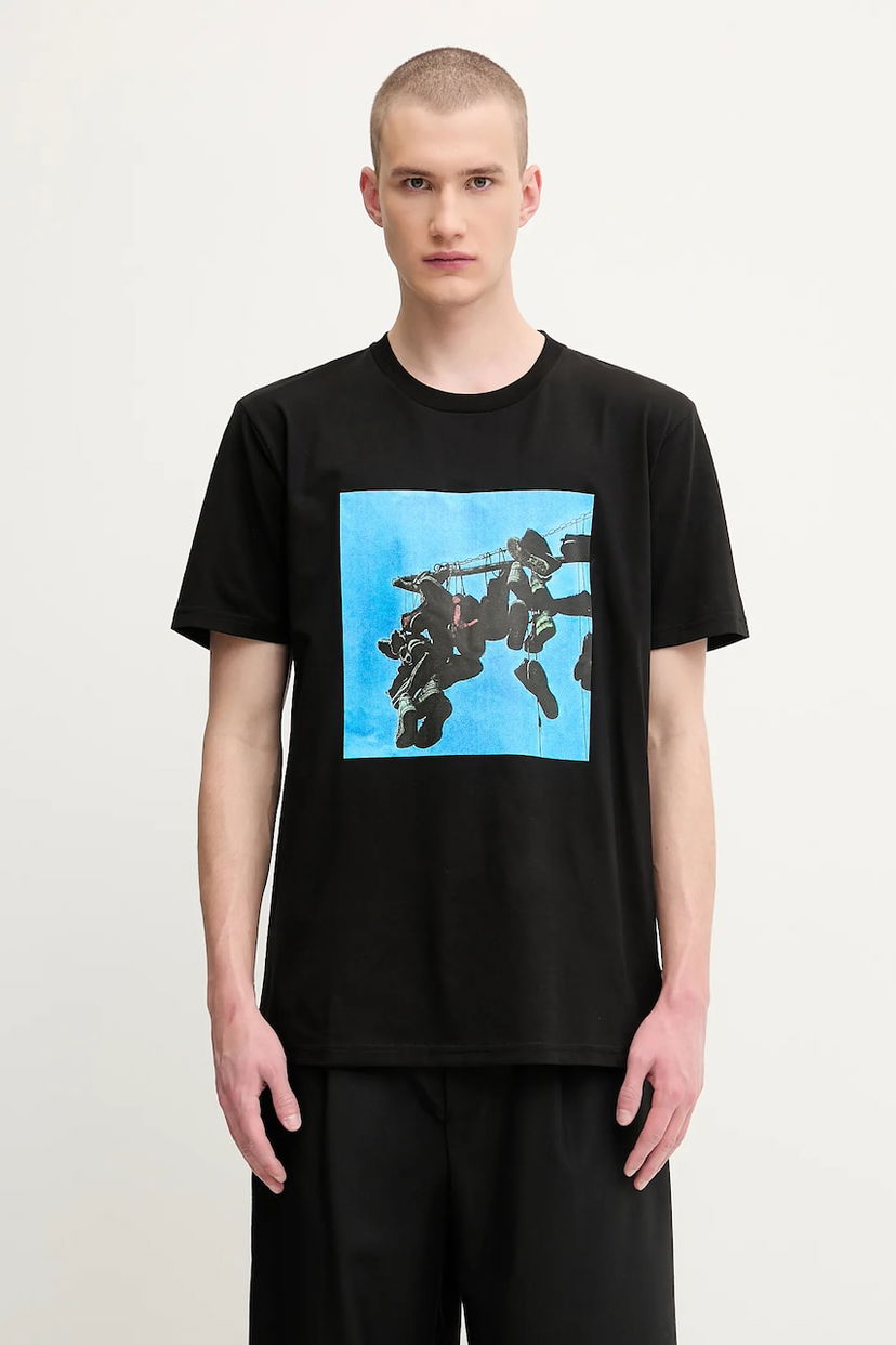 T-shirt 1017 ALYX 9SM 1017 ALYX 9SM Sneaker Print T-Shirt Svart | AAMTS0514FA01