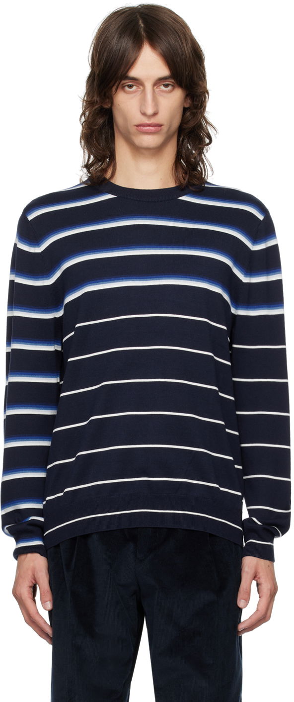 Sweater Paul Smith Paul Smith Striped Sweater Mörkblå | M1R-893Y-N02423-47
