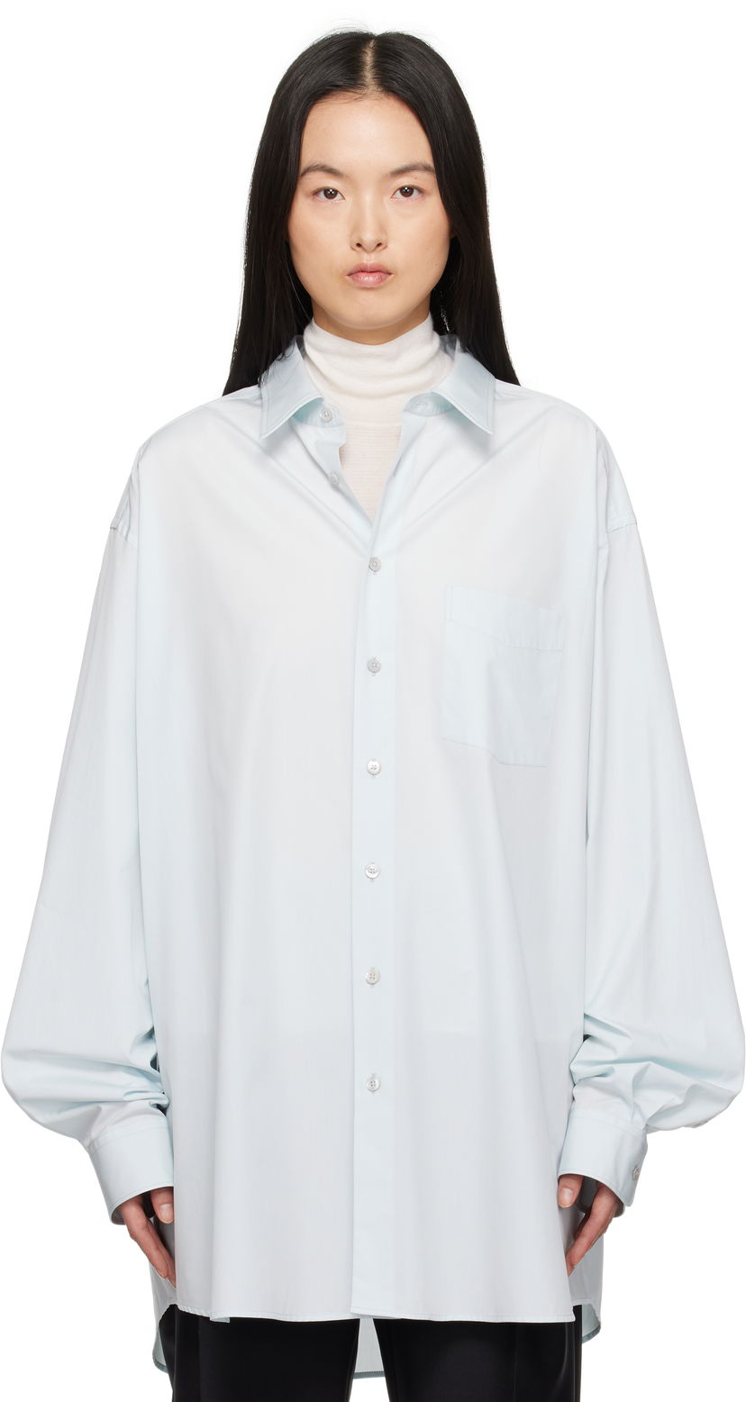 Skjorta Maison Margiela Maison Margiela Oversized Shirt Blå | S51DT0017 M35397