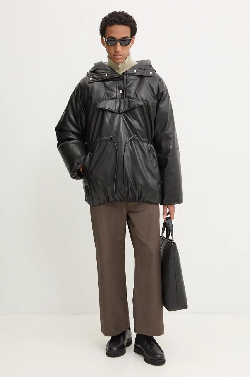 Sweater Nanushka Zip-Up Wool Sweater Beige | NM24PFSW00472, 1